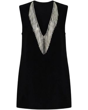 Sportmax Linea Geometrica Top - Zwart