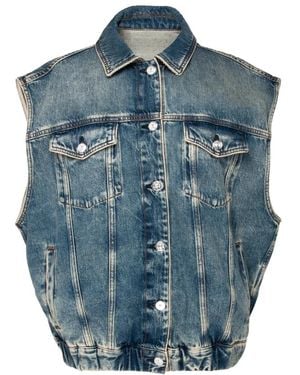 Nine:inthe:morning Donatella Gilet - Blauw