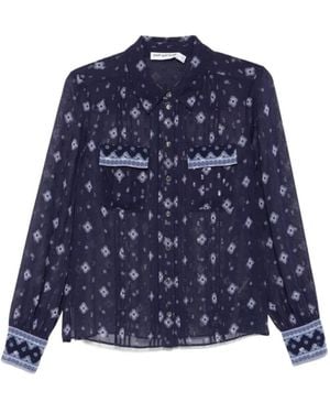 Self-Portrait Shirts - Blue