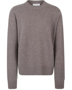 Frankie Shop Round-Neck Knitwear - Grijs