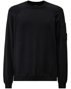 C.P. Company Round-Neck Knitwear - Black