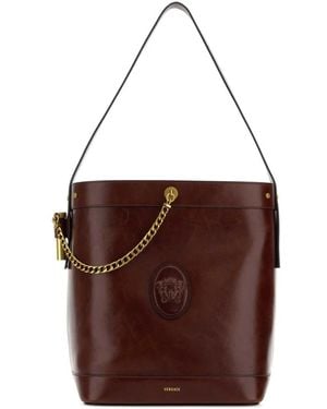 Versace Bucket Bags - Brown