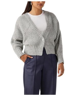 Nukus Graue Strickjacke Für Frauen