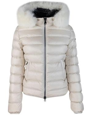 Colmar Bianco invernale giacca con cappuccio zip - Grigio