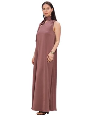 Notre-v Nv-Hildie Midi Jurk - Rood