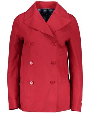 GANT Jassen ,Rood ,Katoen Rosso Cotton Jacket