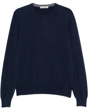 La Fileria Round-Neck Knitwear - Blue
