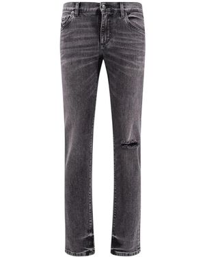 Dolce & Gabbana Slim Fit Jeans - Grey