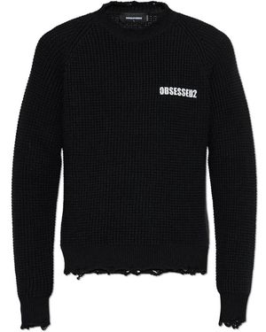 DSquared² Pullover Mit Logo - Schwarz