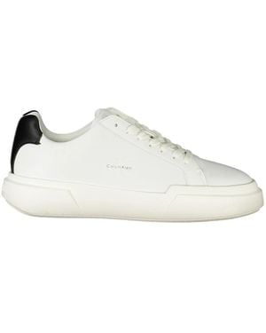 Calvin Klein Schoenen ,Wit ,Leer Sneakers