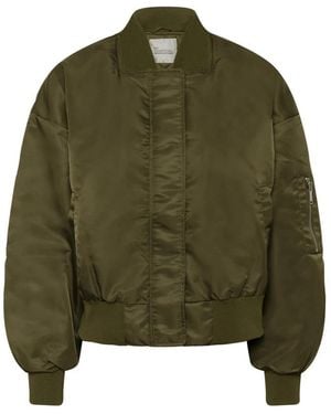 My Essential Wardrobe Bomber Jackets - Green