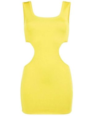 Roberto Cavalli Knitted Dresses - Yellow