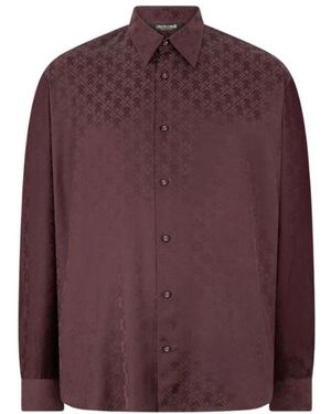 Roberto Cavalli Casual Shirts - Purple