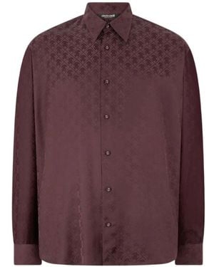 Roberto Cavalli Casual Shirts - Purple