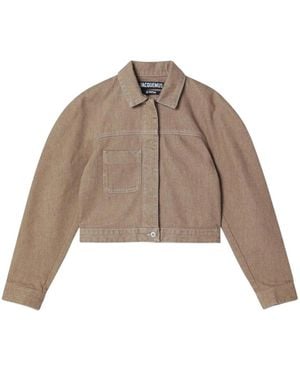 Jacquemus Ovalo Cargo Jacket - Bruin