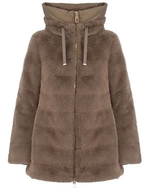 DUNO Faux Fur & Shearling Jackets - Marrone