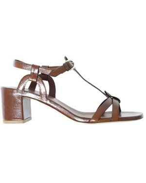Roberto Del Carlo High Heel Sandals - Brown