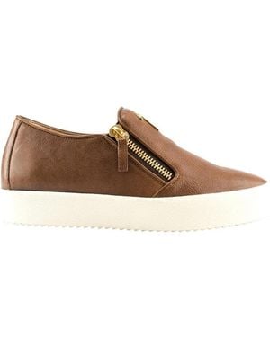 Giuseppe Zanotti Logoball Sneakers - Braun