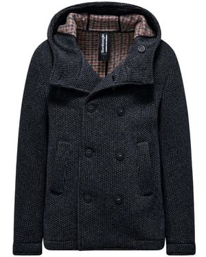 Bomboogie Double-Breasted Coats - Negro