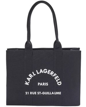 Karl Lagerfeld Tote Bags - Nero