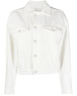 Loulou de Saison Denim Jackets - Bianco
