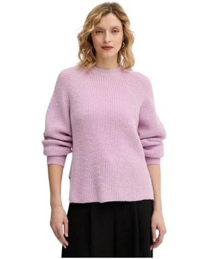 Twinset Round-Neck Knitwear - Violet