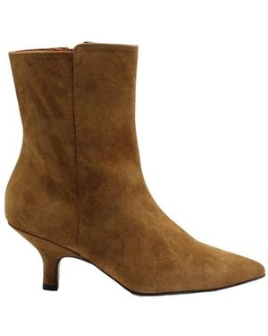 Ángel Alarcón Heeled Boots - Brown