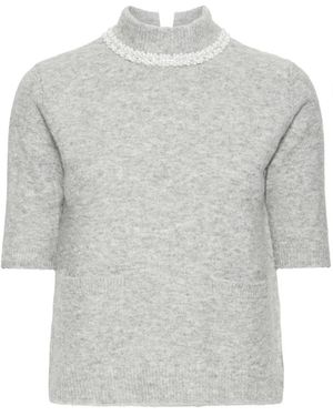 Ichi Rollkragenpullover - Grau
