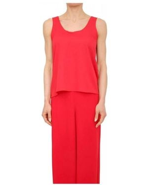 Marella Tops Mouwloze Tops - Rood
