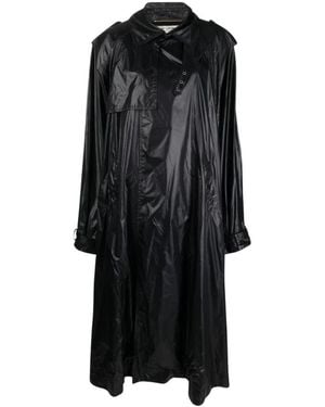 Saint Laurent Trench Coats - Negro