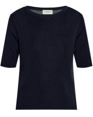 Officine Generale Round-Neck Knitwear - Blu