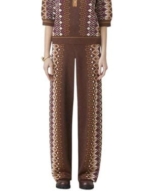 Suncoo Wijde Broek - Bruin