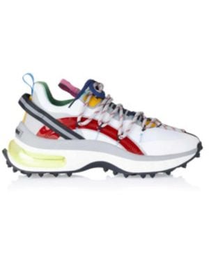 DSquared² Herren Monochrom Sneaker, Bequeme Passform - Weiß