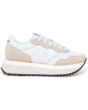 Sun 68 Trainers - White