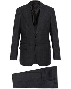 Tom Ford Single Breasted Suits - Negro