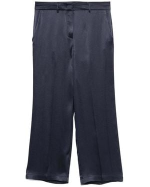 Semicouture Wide Trousers - Blu