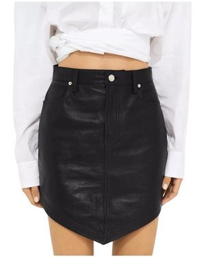 Alexandre Vauthier Leather Skirts - Black
