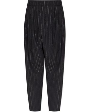 KENZO Broeken ,Zwart ,Wol Winter Holidays Pleated Pants
