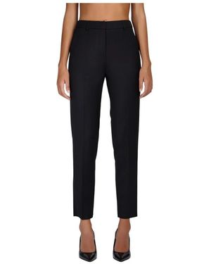 Doris S Broeken ,Zwart ,Elegante Formele Broek - Blauw
