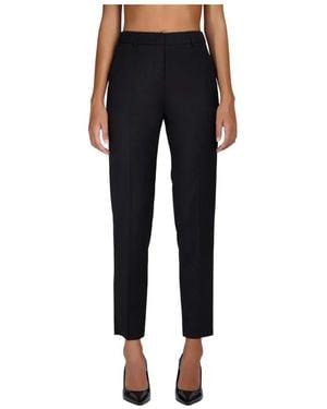 Doris S Slim-Fit Trousers - Bleu