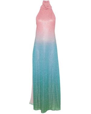 Oséree Lumiere Rollkragenkleid - Blau
