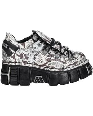 New Rock Laced Shoes - Noir