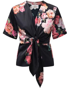 Karmamia Overhemden ,Veelkleurig ,Blouses - Zwart