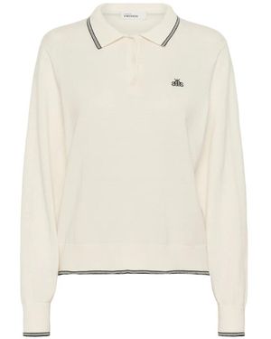 Karen By Simonsen V-Neck Knitwear - Wit