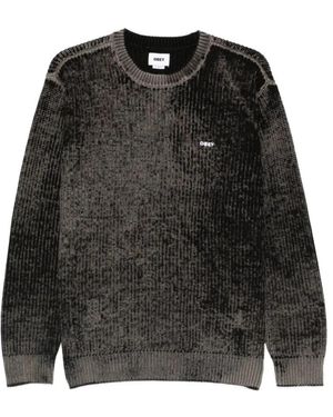 Obey Round-Neck Knitwear - Negro