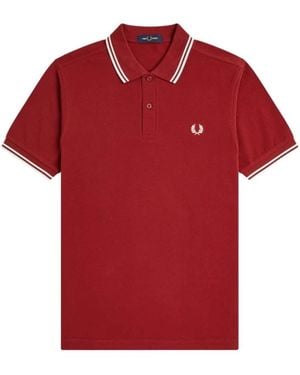 Fred Perry Polo Shirts - Red