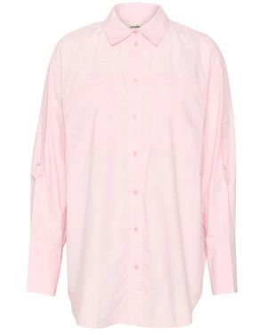 Soaked In Luxury Casual hemdbluse ballerina stil - Pink