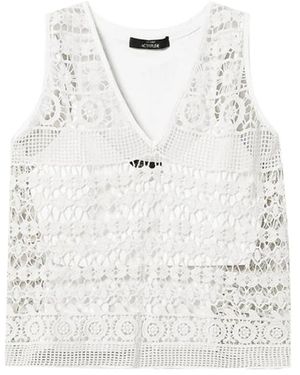 Actitude Sleeveless Tops - Bianco