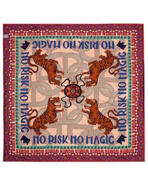 ME 369 Accessoires ,Veelkleurig ,Pareo Sjaal - Rood