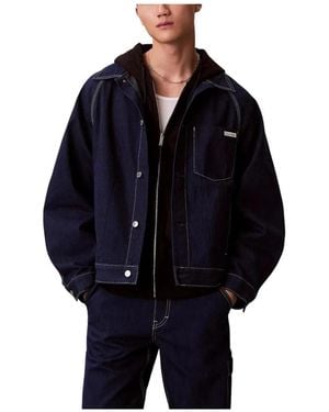 Calvin Klein Denim Jackets - Azul